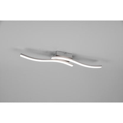 Plafoniera Led Route a 2 luci in Acciaio satinato by CeramicStore | Lo specialista del tuo bagno