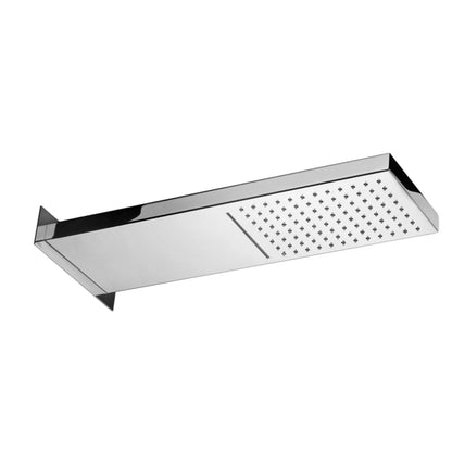Kit doccia Paffoni serie Tilt con soffione con cascata, miscelatore e doccetta cromati by CeramicStore | Lo specialista del tuo bagno