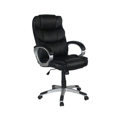 Poltrona direzionale da ufficio modello HW58635 con schienale ergonomico - Nero by CeramicStore | Lo specialista del tuo bagno