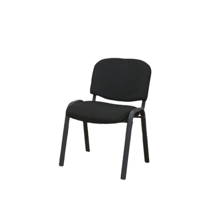 Sedia da ufficio modello Work con seduta e schienale imbottiti - Nero by CeramicStore | Lo specialista del tuo bagno