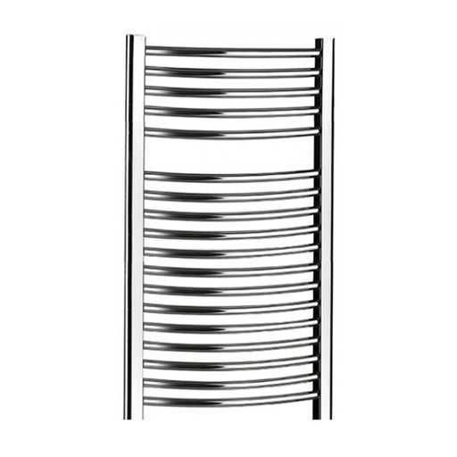 Termoarredo Curvo Roma di Lazzarini 840x450 interasse 405 - Cromato by CeramicStore | Lo specialista del tuo bagno