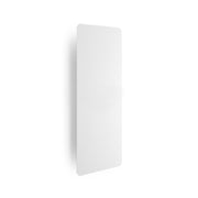 Termoarredo elettrico a muro in acciaio al carbonio collezione Caligo di Lineabeta colore bianco cm 29x79 by CeramicStore | Lo specialista del tuo bagno