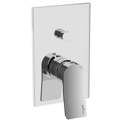 Kit doccia Paffoni serie Tilt con soffione miscelatore e doccetta cromati by CeramicStore | Lo specialista del tuo bagno