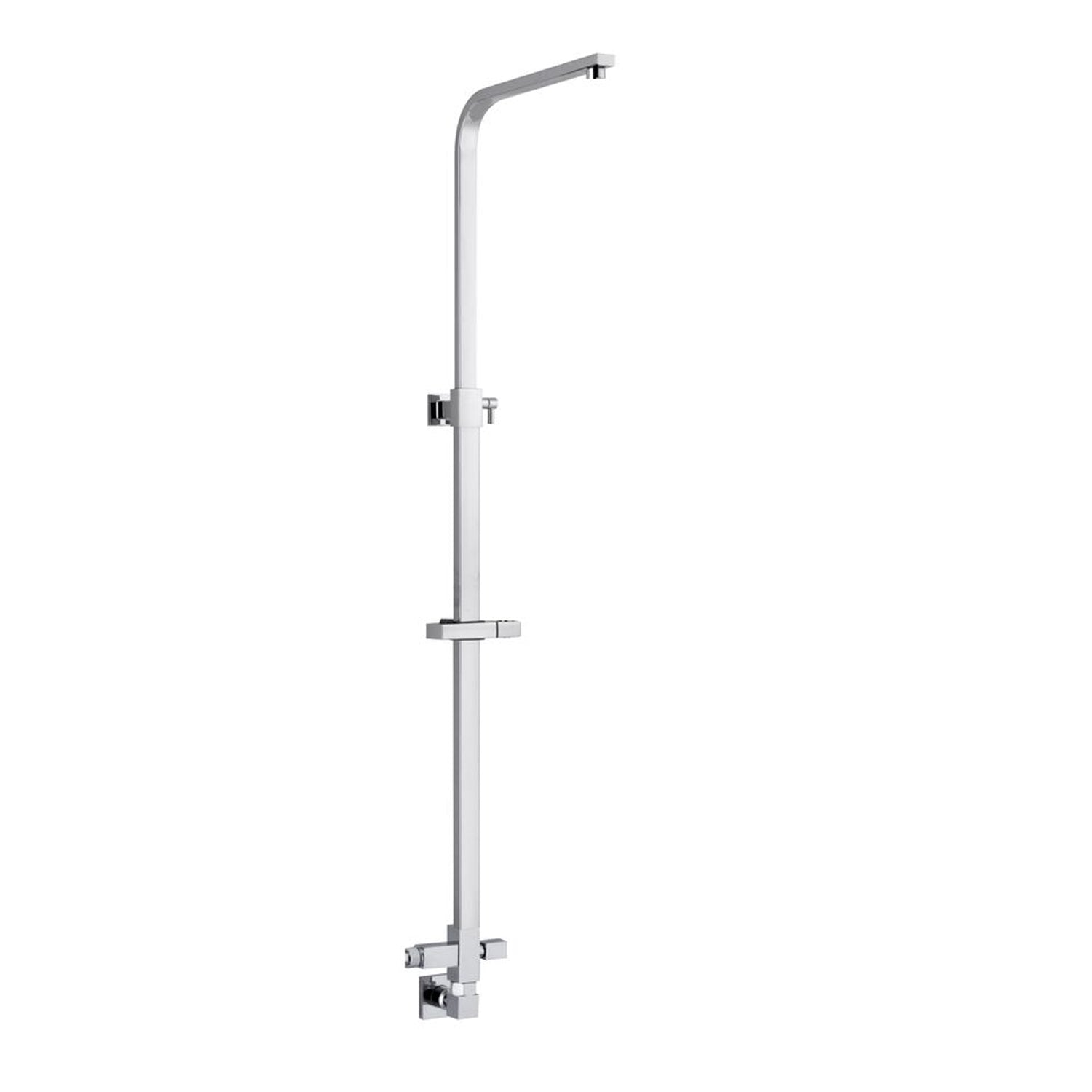 Colonna doccia rettangolare 30x18mm con deviatore e presa acqua a muro by CeramicStore | Lo specialista del tuo bagno