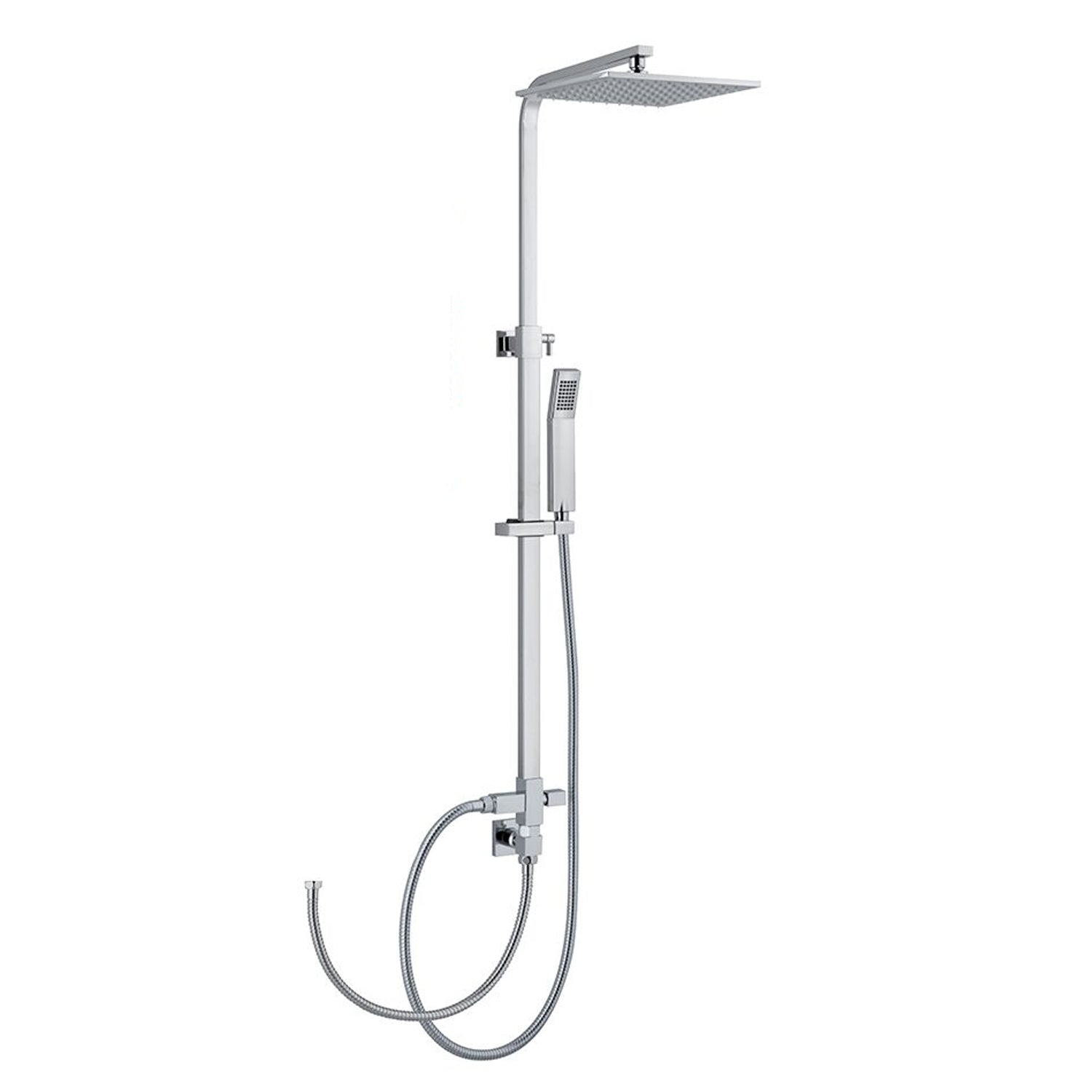 Colonna doccia 30x18mm con deviatore, soffione e attacco flessibile by CeramicStore | Lo specialista del tuo bagno