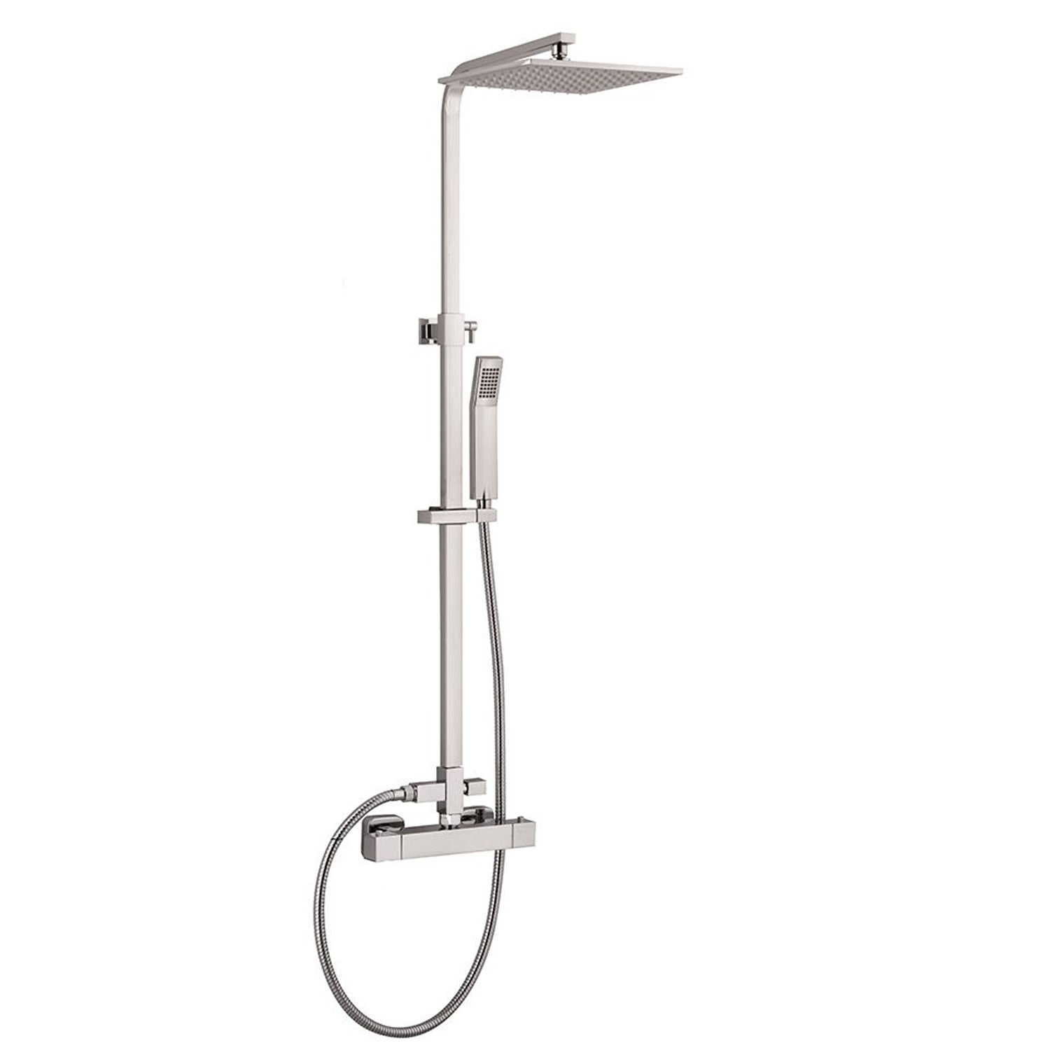 Colonna doccia rettangolare 30x18mm con soffione Derby e termostatico TM1Q by CeramicStore | Lo specialista del tuo bagno