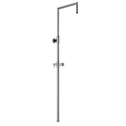 Colonna doccia tonda 2,4cm in ottone con supporto e attacco 3/4F by CeramicStore | Lo specialista del tuo bagno