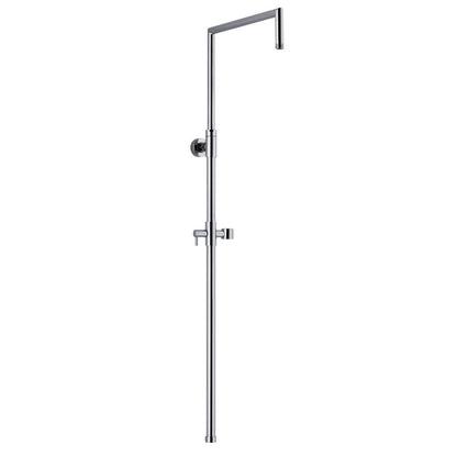 Colonna doccia tonda 2,4cm in ottone con supporto e attacco 3/4F by CeramicStore | Lo specialista del tuo bagno