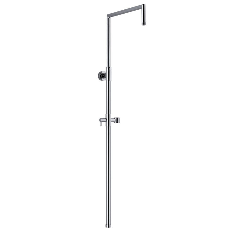 Colonna doccia tonda 2,4cm in ottone con supporto e attacco 3/4F by CeramicStore | Lo specialista del tuo bagno