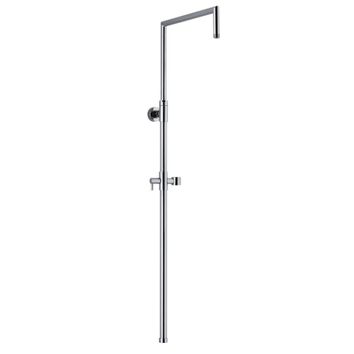 Colonna doccia tonda 2,4cm in ottone con supporto e attacco 3/4F by CeramicStore | Lo specialista del tuo bagno