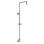 Colonna doccia tonda 2,4cm in ottone con deviatore e presa acqua a muro by CeramicStore | Lo specialista del tuo bagno