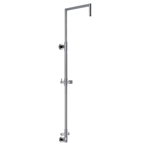 Colonna doccia tonda 2,4cm in ottone con deviatore e presa acqua a muro by CeramicStore | Lo specialista del tuo bagno