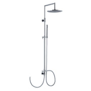 Colonna doccia tonda 2,4cm con soffione e attacco flessibile by CeramicStore | Lo specialista del tuo bagno