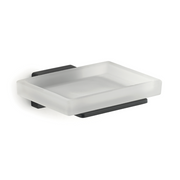Portasapone a muro in Acciaio Inox Gedy modello Atena - Nero Matt by CeramicStore | Lo specialista del tuo bagno