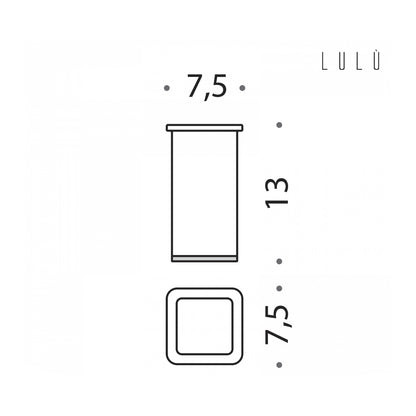 Porta bicchiere d'appoggio in ottone collezione Lulà¹ di Colombo Design by CeramicStore | Lo specialista del tuo bagno