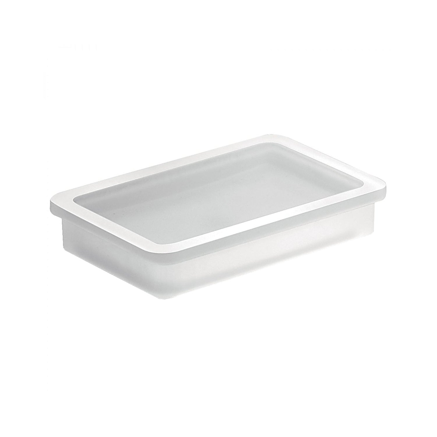 Porta sapone in vetro acidato collezione Lulà¹ di Colombo Design by CeramicStore | Lo specialista del tuo bagno
