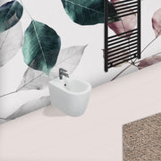 Sanitari Filomuro Rimless con copriwater Soft Close BathCore serie Infinity 53x36