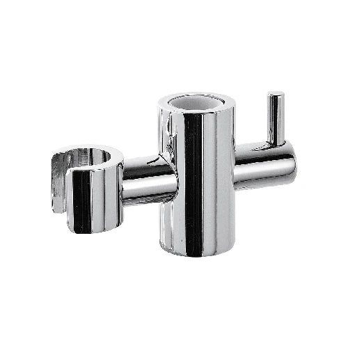 Supporto scorrevole in abs cromato per asta d. 20 mm scorrevole sc 208 ottone d. 20