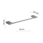 Portasalviette 35 cm in Acciaio Inox di Gedy serie Kansas - Cromato by CeramicStore | Lo specialista del tuo bagno