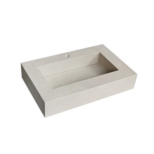 Top lavabo con fondo a cascata sublime black beauty 50x120