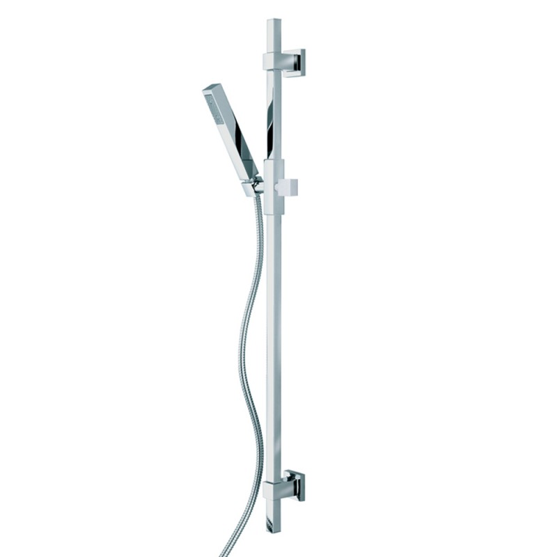 Bossini set doccia saliscendi squadrato con doccetta Cube D91001 by CeramicStore | Lo specialista del tuo bagno