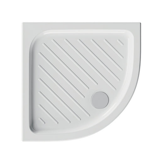 Piatto doccia angolare in ceramica dolomite gemma 2 h. 7 cm 90 x 90 h. 7