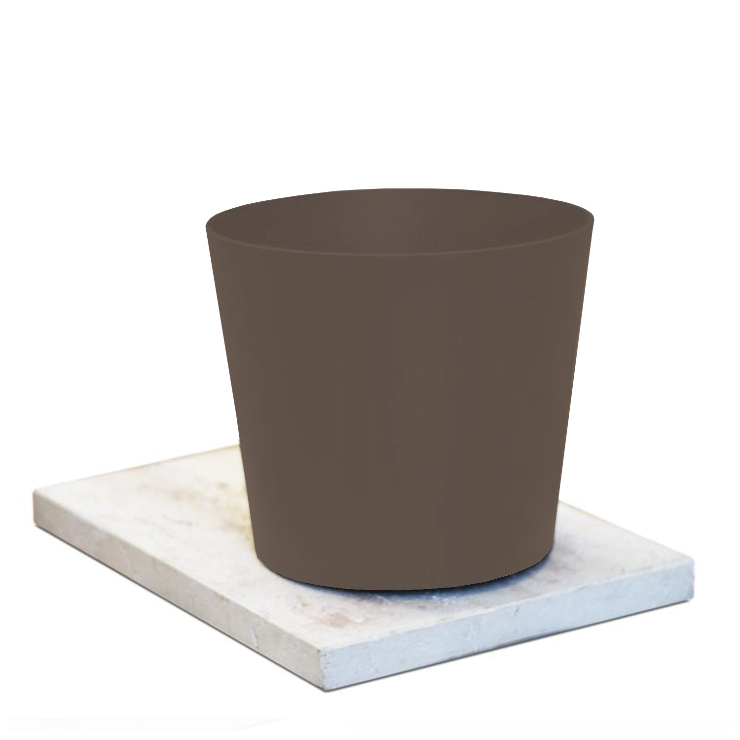 Base in travertino con secchio in alluminio verniciato tortora e piletta per fontane Fasten-Frog-Newest-Bridge-Connect by CeramicStore | Lo specialista del tuo bagno