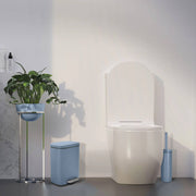 Pattumiera a pedale modello Akira in acciaio capienza 5 Litri colore blu matto by CeramicStore | Lo specialista del tuo bagno