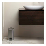 Pattumiera a pedale modello Erik capacità 5 litri in acciaio inox spazzolato by CeramicStore | Lo specialista del tuo bagno