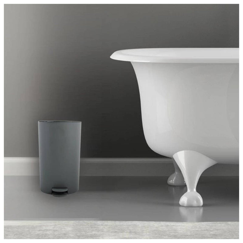 Pattumiera a pedale modello Osaki capienza 3 litri colore grigio antracite by CeramicStore | Lo specialista del tuo bagno