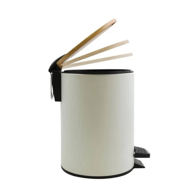 Pattumiera a pedale modello Adonis capienza 5 litri colore bianco by CeramicStore | Lo specialista del tuo bagno