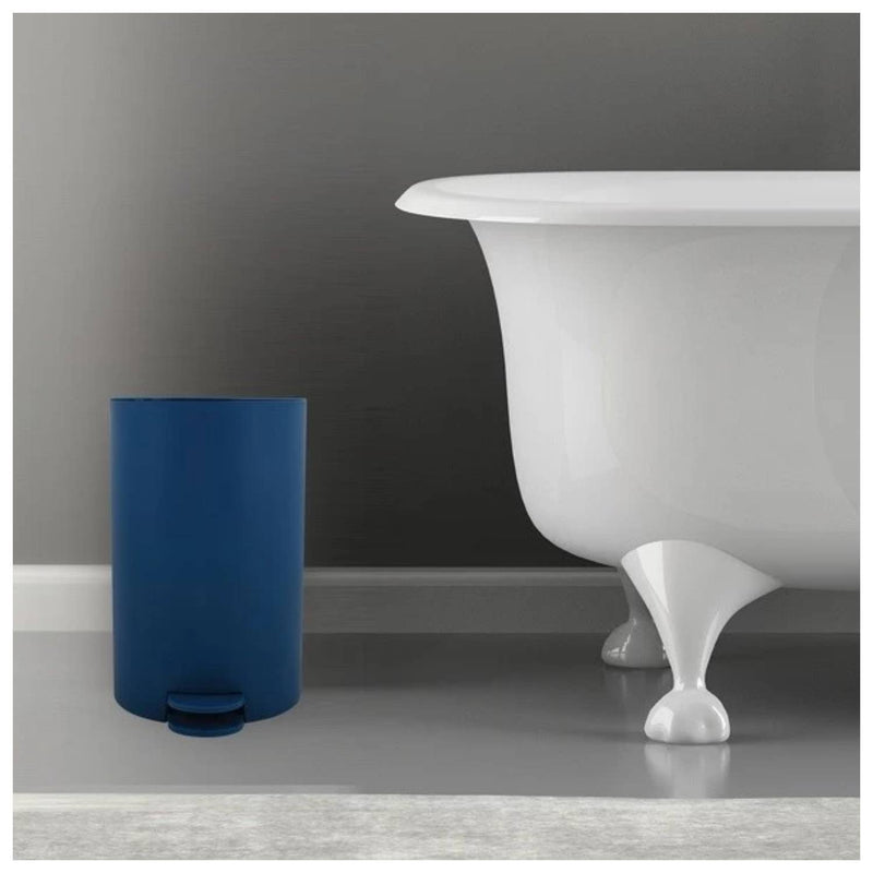 Pattumiera a pedale modello Osaki capienza 3 litri colore blu scuro by CeramicStore | Lo specialista del tuo bagno