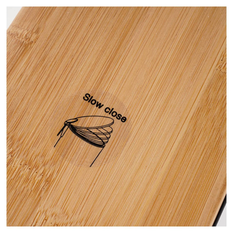 Pattumiera a pedale modello Erik in acciaio e bambà¹ capacità 5 litri colore bianco opaco by CeramicStore | Lo specialista del tuo bagno