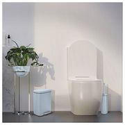 Pattumiera a pedale modello Akira capienza 5 litri colore blu ghiaccio opaco by CeramicStore | Lo specialista del tuo bagno