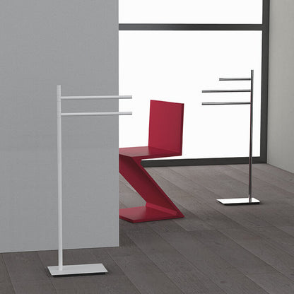 Piantana con 2 porta salvietta in ottone Square di Colombo Design by CeramicStore | Lo specialista del tuo bagno