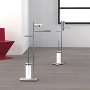 Piantana in ottone con dispenser sapone