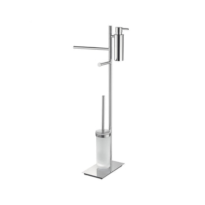 Piantana in ottone con dispenser sapone