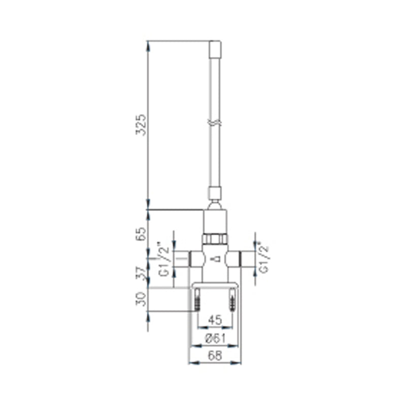 Rubinetto temporizzato con comando a ginocchio di MCM lunghezza leva 300 mm by CeramicStore | Lo specialista del tuo bagno