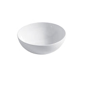 Lavabo da appoggio semisferico à˜42cm in ceramica bianca lucida serie Slim Disegno-Ceramica