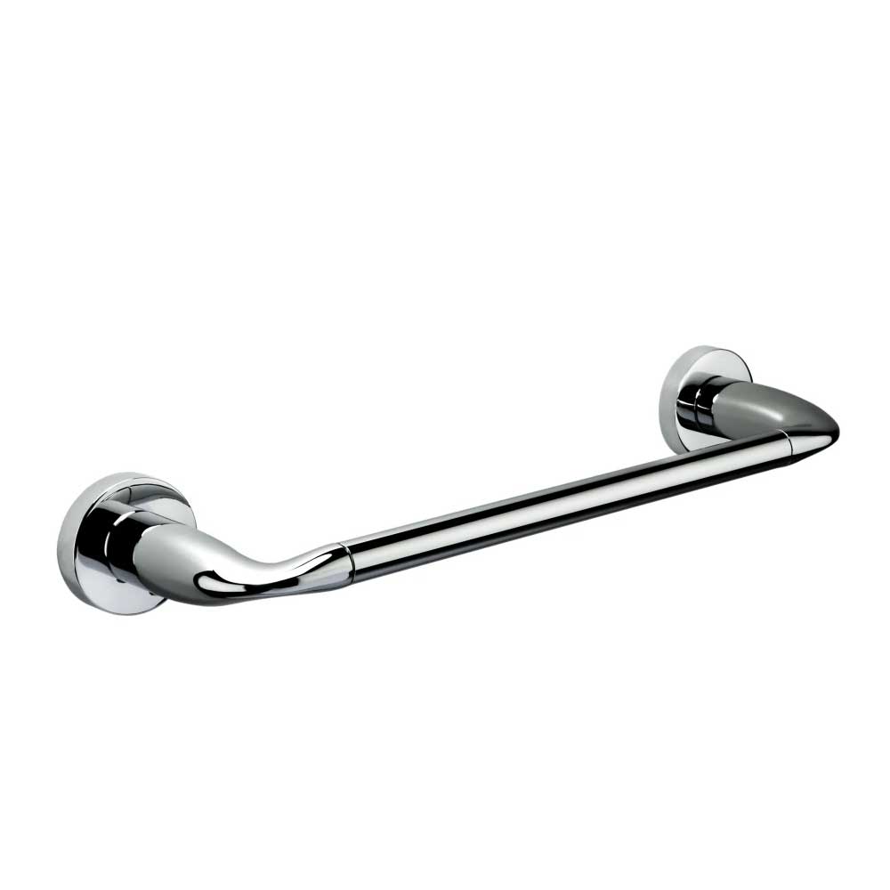 Porta salviette cm 64 in ottone cromato Colombo Design collezione Basic Con fissaggio a tassello e ad incollo con kit opzionale by CeramicStore | Lo specialista del tuo bagno