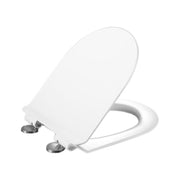 Coppia sanitari a terra filomuro Bathcore con copriwater incluso - serie Aura