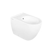 Sanitari filomuro collezione Tiara di Linpha Sanitary cm 36x53 senza brida con copriwater soft close -Bianco Opaco