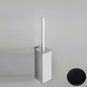 Porta scopino wc di forma squadrata Nero Opaco Colombo Design collezione BasicQ Con fissaggio a tassello by CeramicStore | Lo specialista del tuo bagno