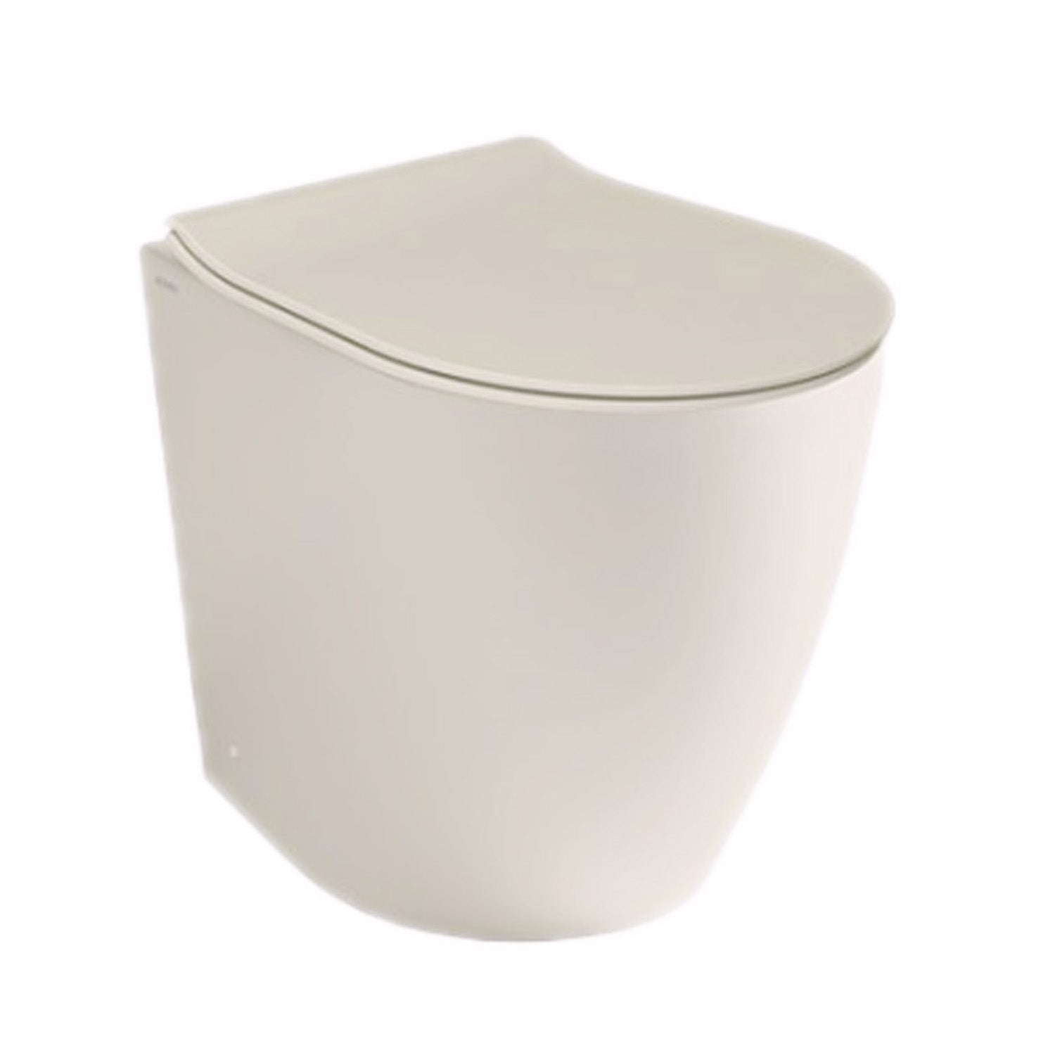 WC filomuro Althea modello Cover 52x36 cm Sedile SoftClose PlusTon colore Lino