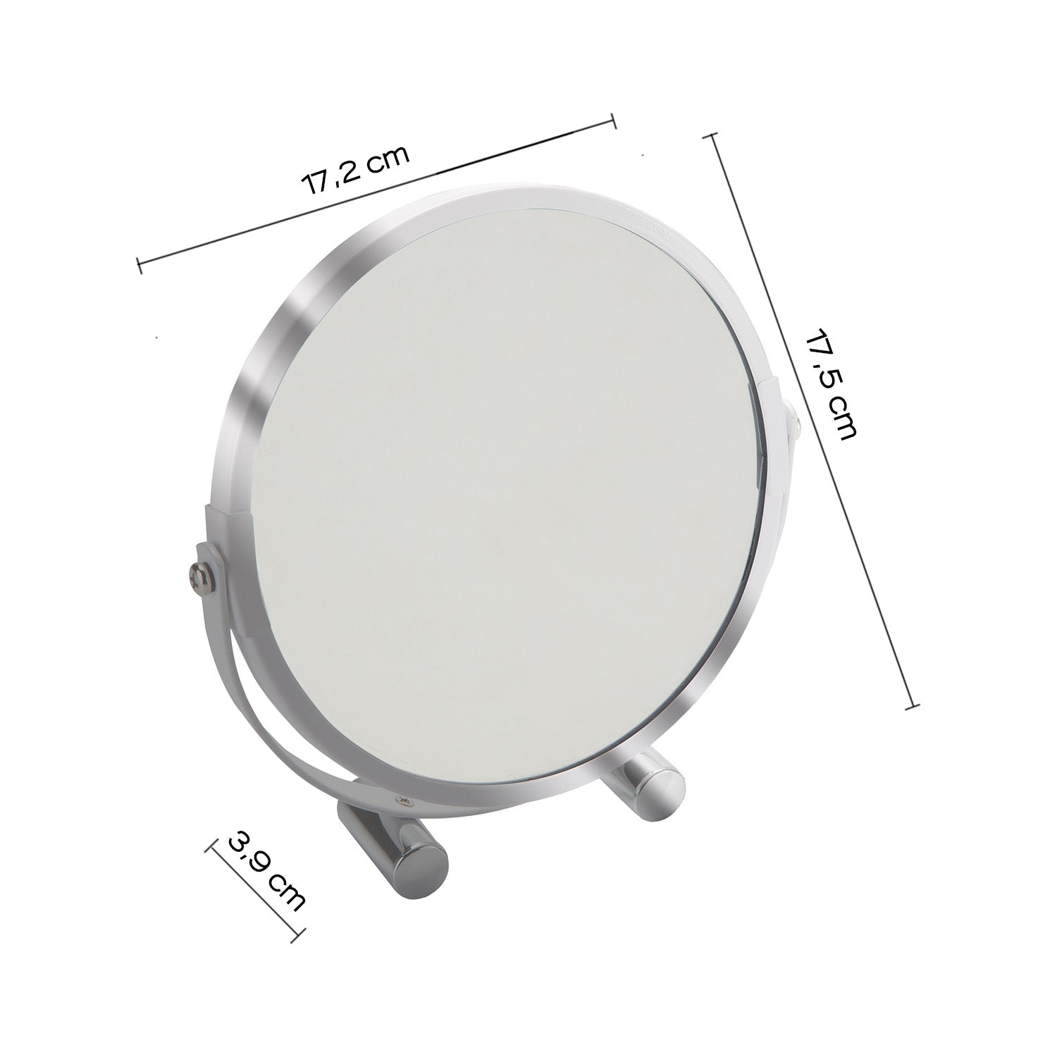 Specchio ingranditore 5X Monica di Gedy - Cromato by CeramicStore | Lo specialista del tuo bagno