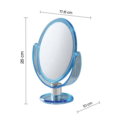 Specchio ovale ingranditore bifacciale di Gedy - Blu by CeramicStore | Lo specialista del tuo bagno