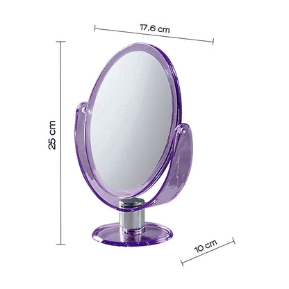 Specchio ovale ingranditore bifacciale di Gedy - Lilla by CeramicStore | Lo specialista del tuo bagno