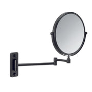 Specchio ingranditore Gaia di Gedy in Acciaio Inox - Nero Matt by CeramicStore | Lo specialista del tuo bagno