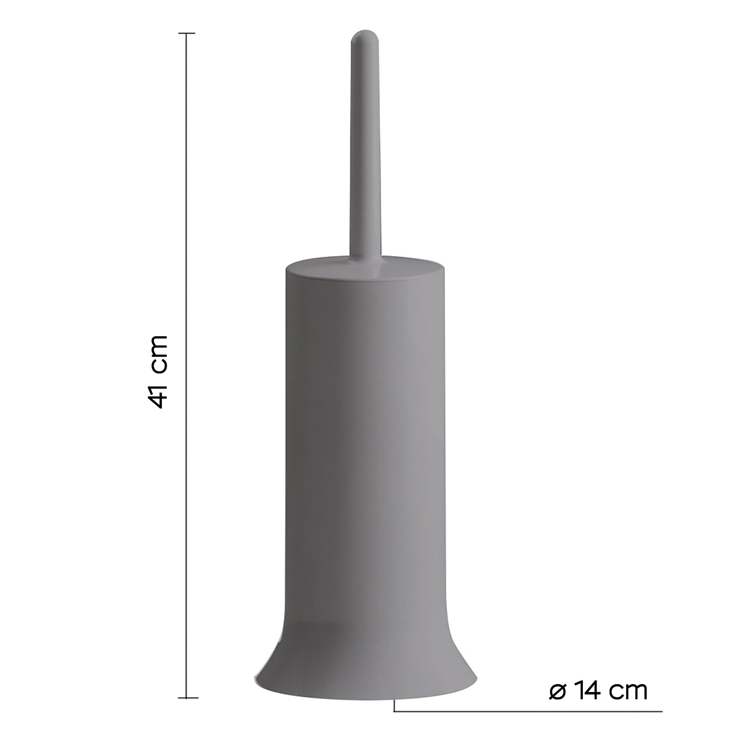 Scopino Peter da appoggio di Gedy - Grigio by CeramicStore | Lo specialista del tuo bagno