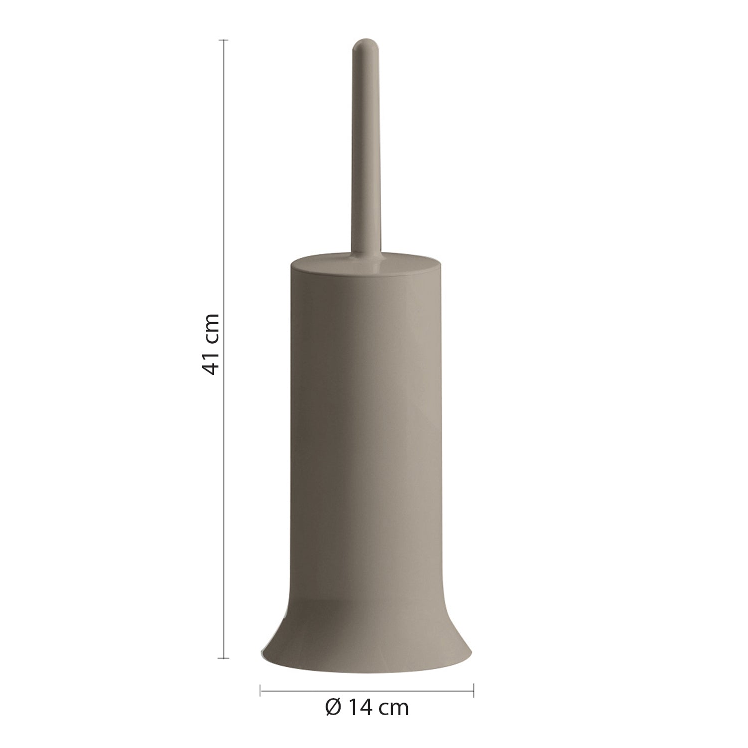 Scopino Peter da appoggio di Gedy - Tortora chiaro by CeramicStore | Lo specialista del tuo bagno